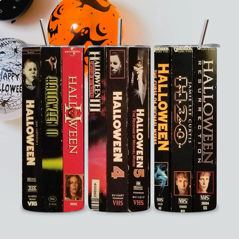 Graveyard Offerings Halloween VHS Tumbler