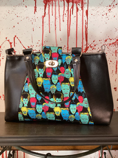 Baghag Emily Handmade Neon Horror Icons II Purse