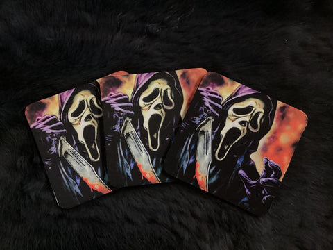 Teetroit Ghostface Coaster