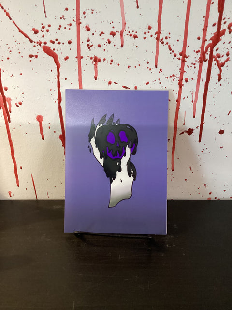 Cozy Coven Poison Apple Print Purple