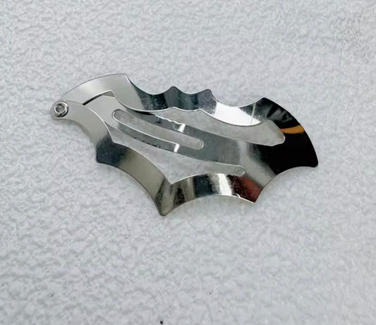 Silver Bat Hairclip