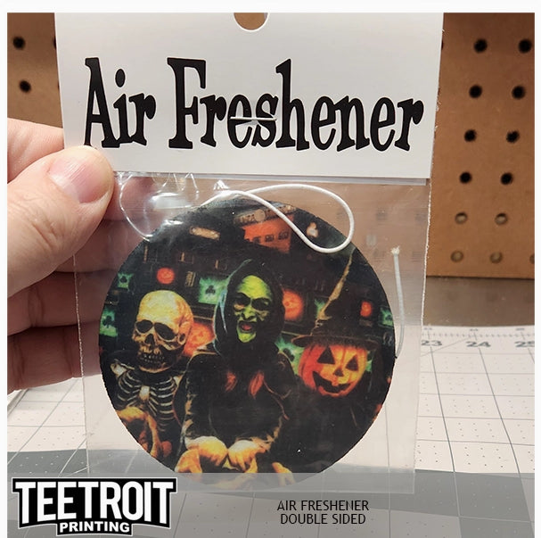 Teetroit Halloween III Horror Air Fresheners – Horrid Magazine