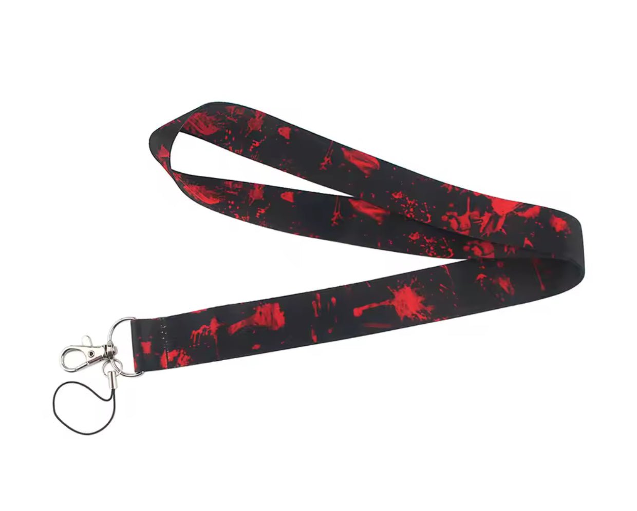 Cordón de salpicadura de sangre negra