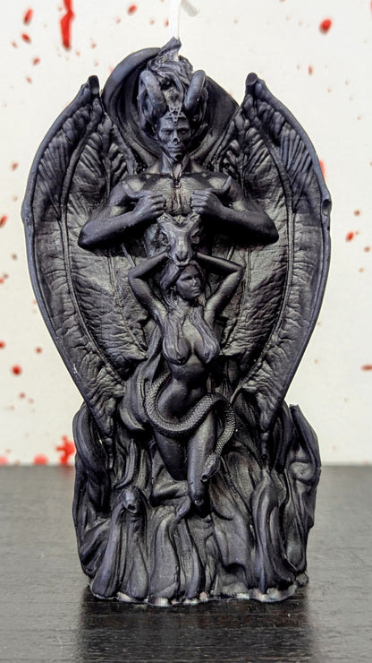 Vela moldeada Lilith de Susan Schomig's Creations