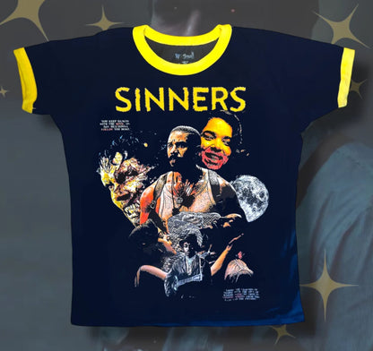 Vera's Eyecandy Camiseta de Mujer Ringer Sinner