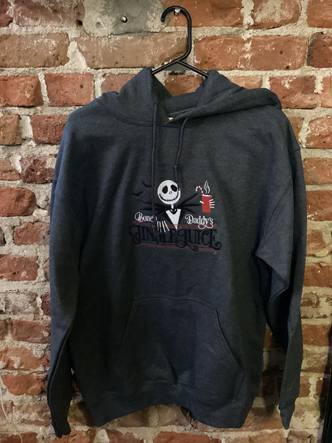 StitchnStabs Embroidered Jack Skellington Hoodie