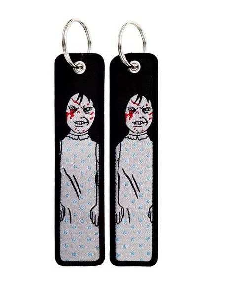Embroidered Horror Keychain Jet Tag The Exorcist