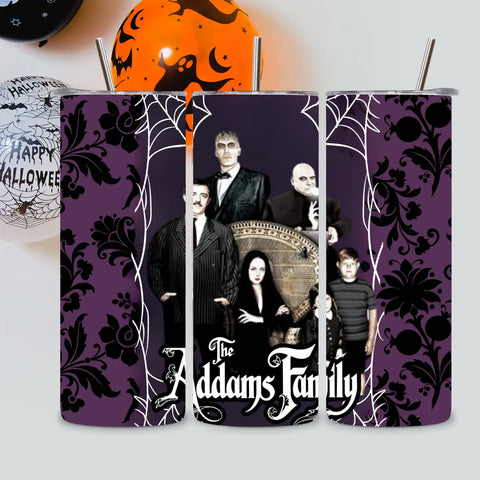 Graveyard Offerings Addams Family Tumbler