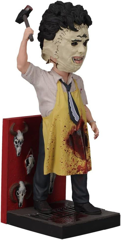 Muñeco cabezón de Leatherface de La matanza de Texas de Royal Bobbles