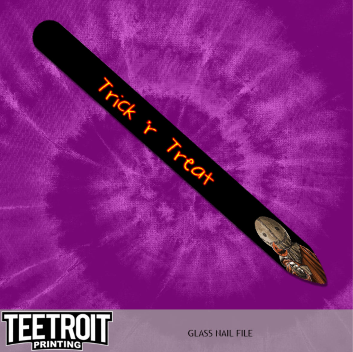 Lima de Uñas de Cristal Teetroit Trick r’ Treat