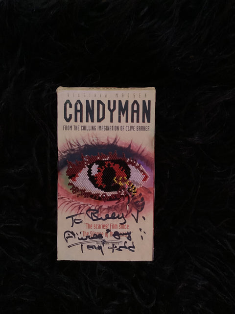 Elegant Horror Beaded Candyman Pin