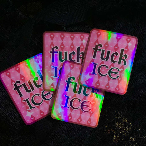 Betty Knockers F*CK ICE Square Sticker