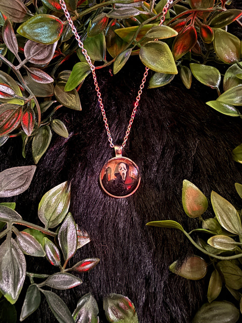 Graveyard Offerings Ghostface Necklace