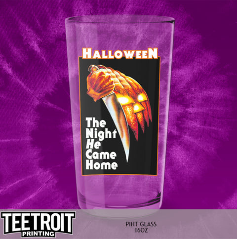 Teetroit Halloween Pint Glass