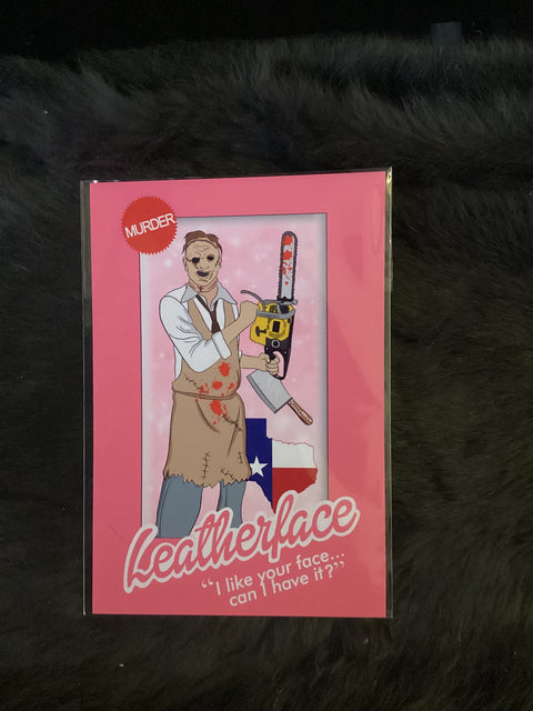 Horror Print Killer Dolls Leatherface