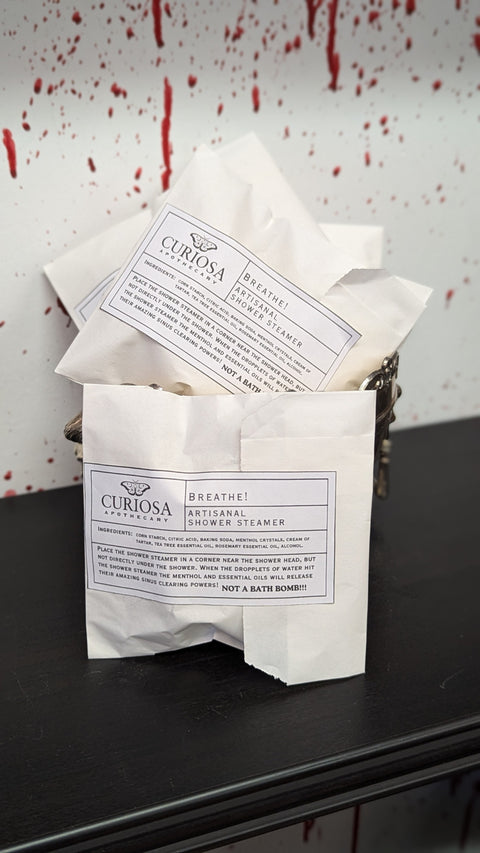 CURIOSA Apothecary Artisanal Shower Steamers