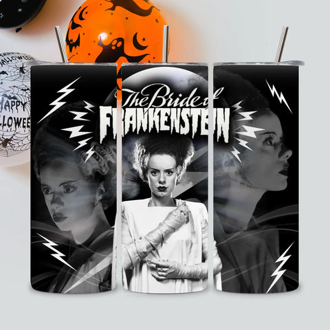 Graveyard Offerings Bride of Frankenstein Tumbler