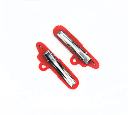 Printy Vibes Red Chainsaw Hair Clip