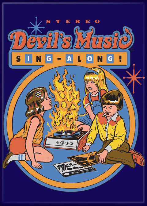 Steven Rhodes Devils Music Sing Along Magnet