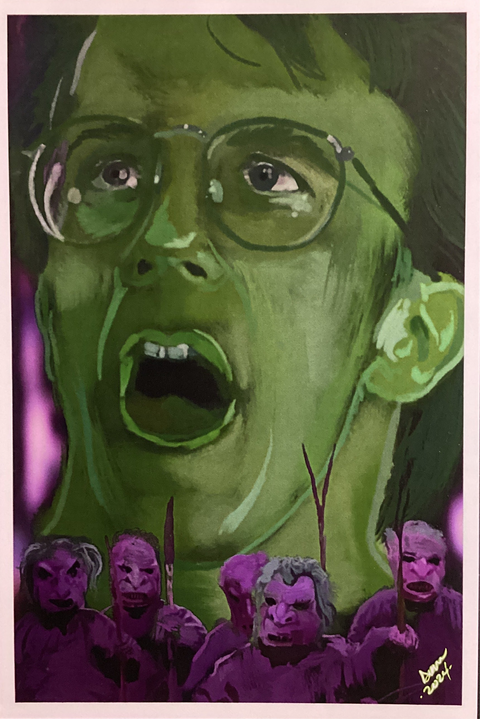 Horrifying Hot Sauce Troll 2 OMG Print