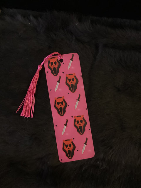 Cozy Coven Scream Devil Ghostface Bookmark