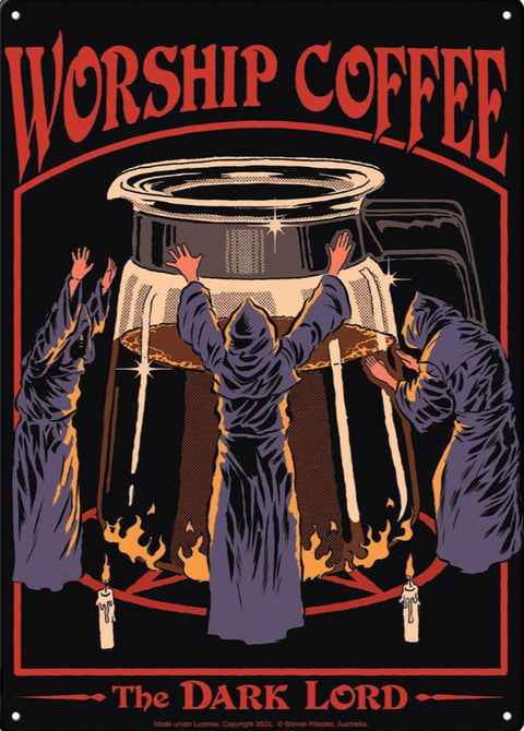 Steven Rhodes Worship Coffee Magnet