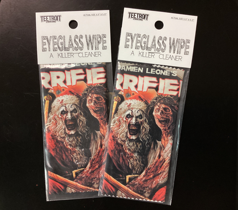 Teetroit Terrifier 3 Eyeglass Wipe
