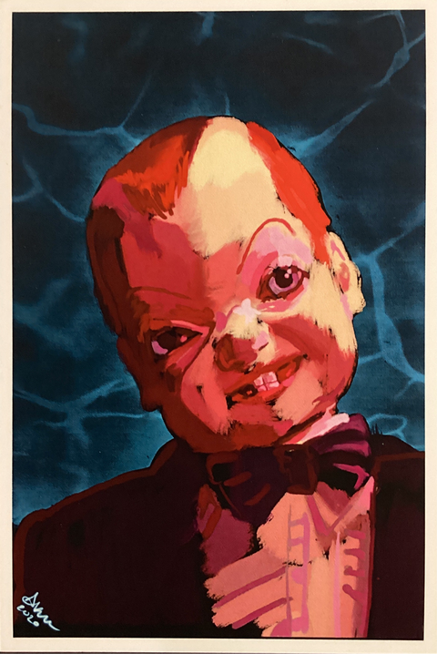 Horrifying Hot Sauce Deep Red Print