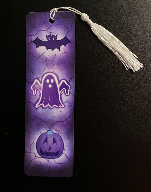 Cozy Coven Spooky Purple Bookmark