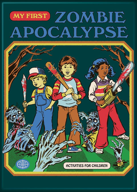 Steven Rhodes My First Zombie Apocalypse Magnet