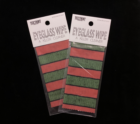 Teetroit Nightmare on Elm Street Eyeglass Wipe
