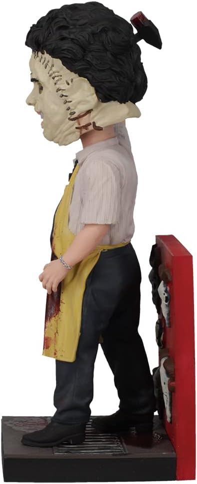 Muñeco cabezón de Leatherface de La matanza de Texas de Royal Bobbles
