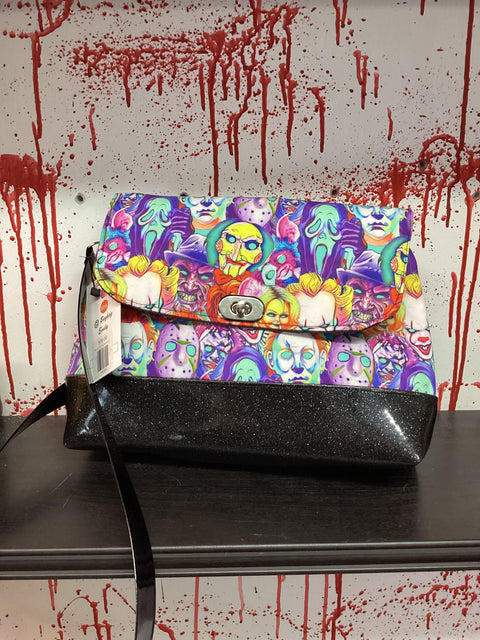 Baghag Emily Handmade Neon Horror Icons Purse