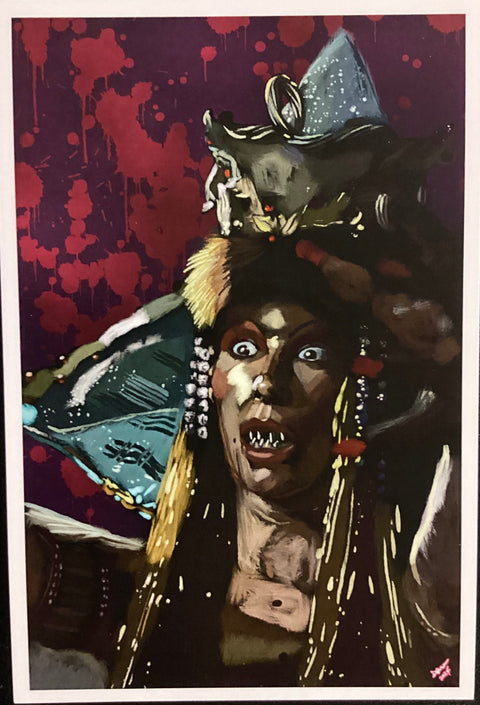 Horrifying Hot Sauce Buffet Sheetar Print