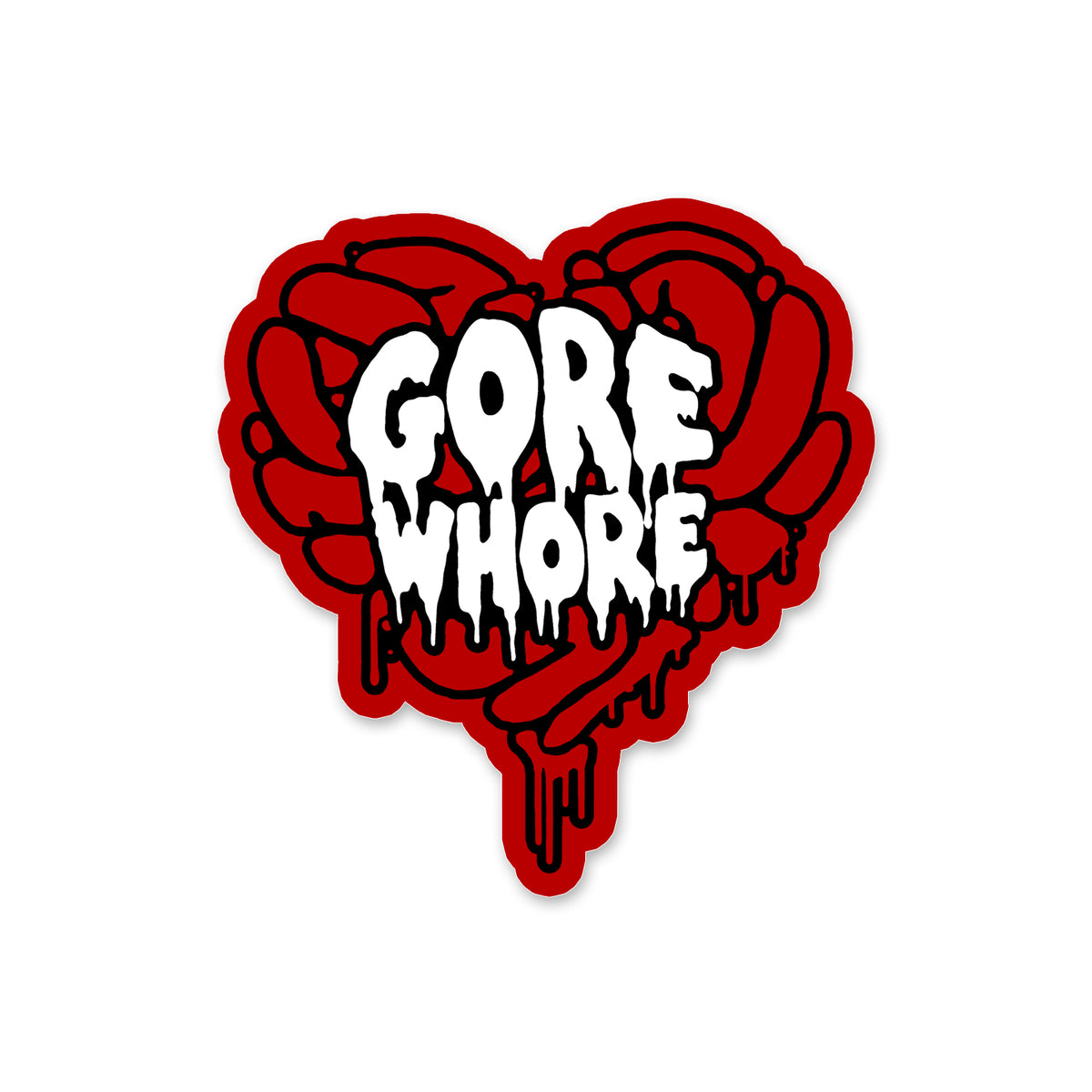 HORRID Gore Whore Die-Cut Sticker