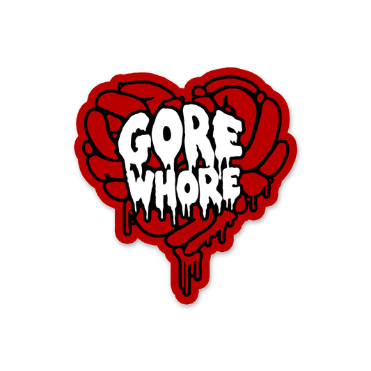 HORRID Gore Whore Die-Cut Sticker