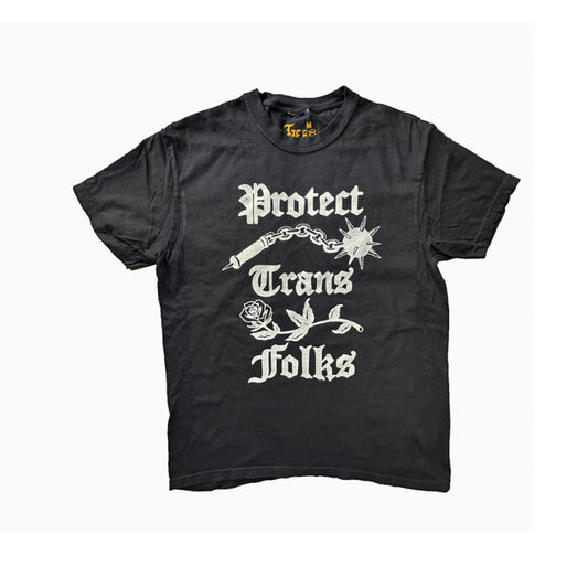 Transfigure Print Co Protect Trans Folks T Shirt