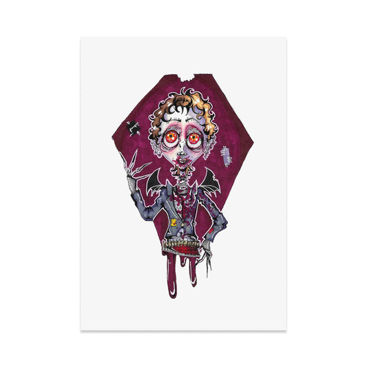 Violet Art Punk’s Not Dead But I Am Print