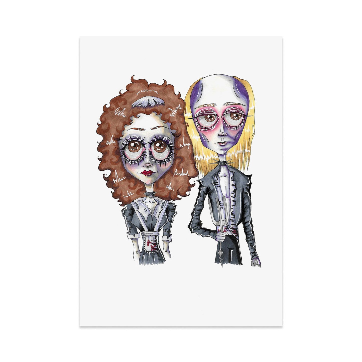 Violet Art Transylvanian Gothic Print