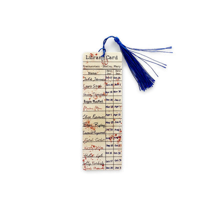 Cozy Coven Library Card Bookmark