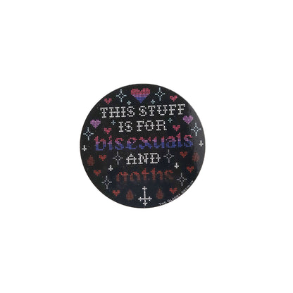 The Gloomy Gremlin Bi & Goth Sticker