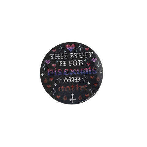The Gloomy Gremlin Bi & Goth Sticker