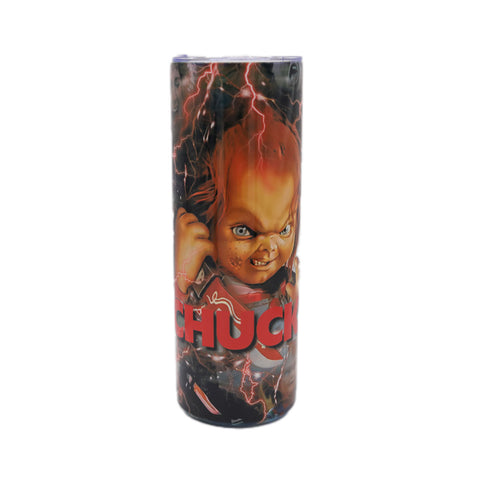 Graveyard Offerings Chucky Lightning Tumbler