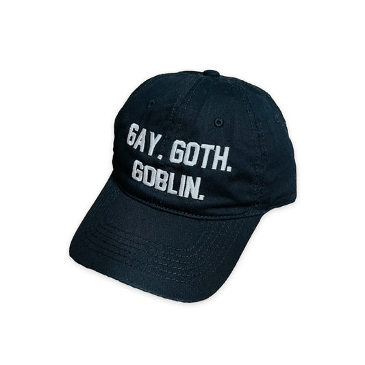 Witchwood Bags Gay. Gótica. Trasgo. Gorra de papá bordada