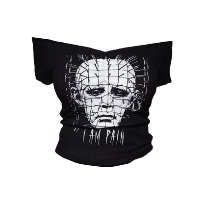Top Hellraiser con hombros descubiertos de Vera's Eyecandy