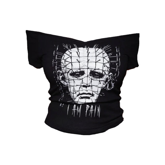 Vera’s Eyecandy Hellraiser Off Shoulder Top
