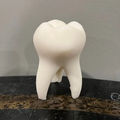 Tooth Molded Candle