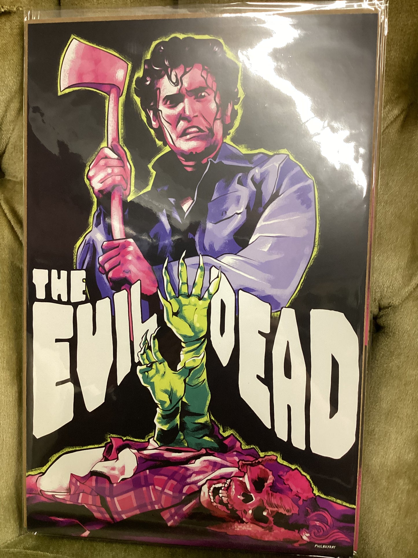 Impresión de Phil Ray Art de Evil Dead