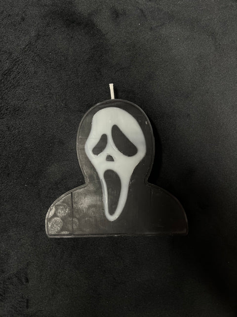 Ghostface Molded Candle
