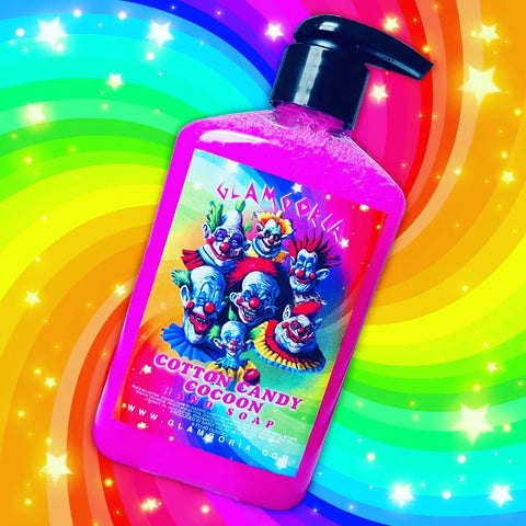 Glamgoria Cotton Candy Cocoon Hand Soap Killer Klowns Inspired